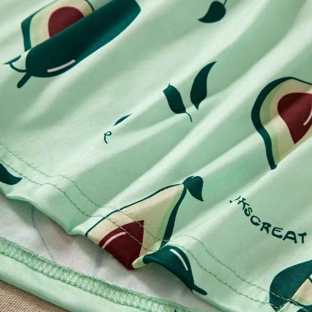 Nip Avocado Short Sleeve And Short Pj Set - image 4